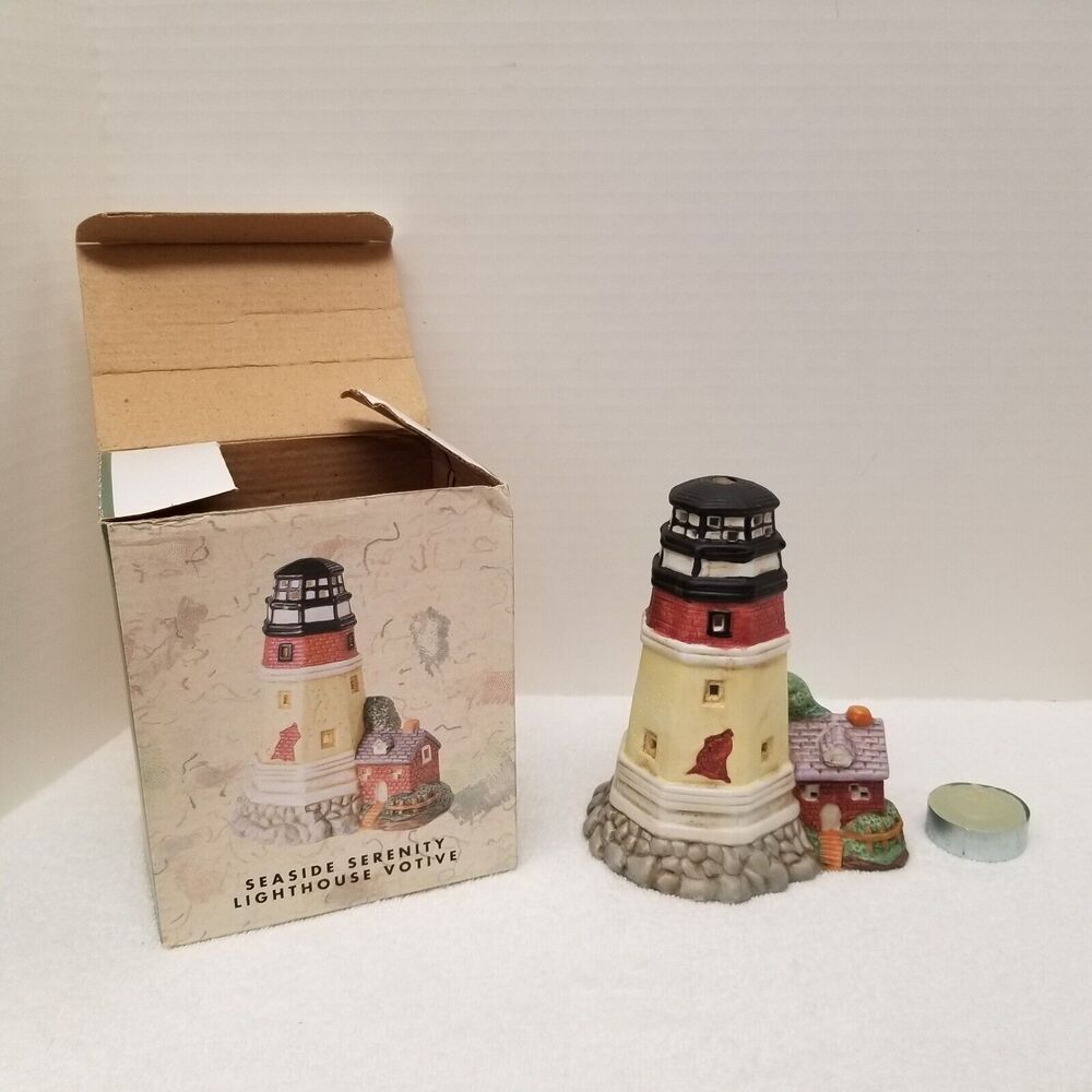 Seaside serenity light house votive